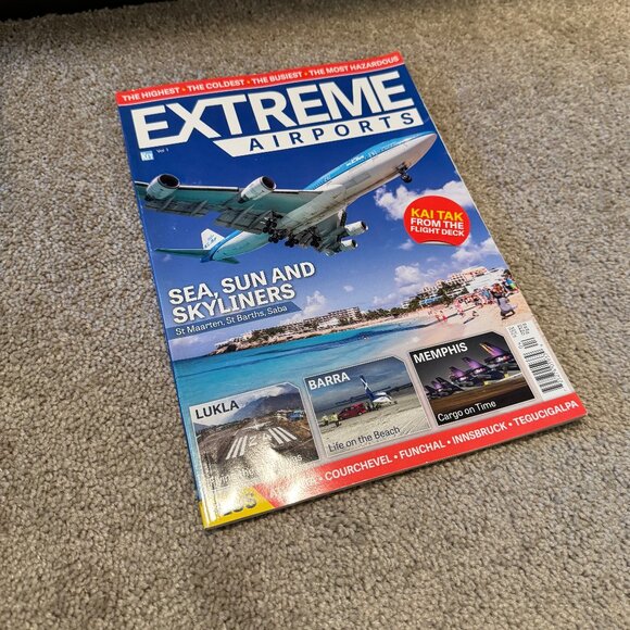 Extreme Airports Magazine Vol 1 2018 Memphis Atlanta Kai Tak Gibraltar EUC - Picture 1 of 5